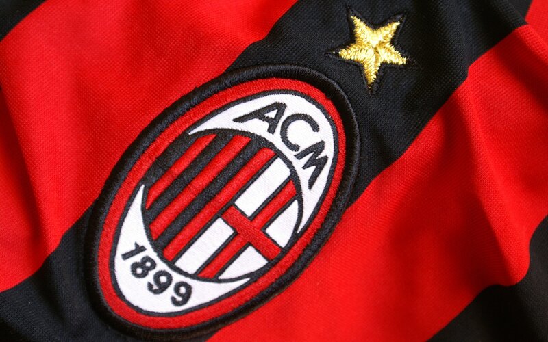 AC Milan Crest on Jersey