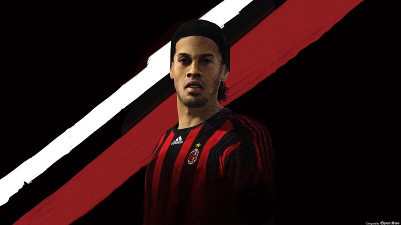 AC Milan football player portrait