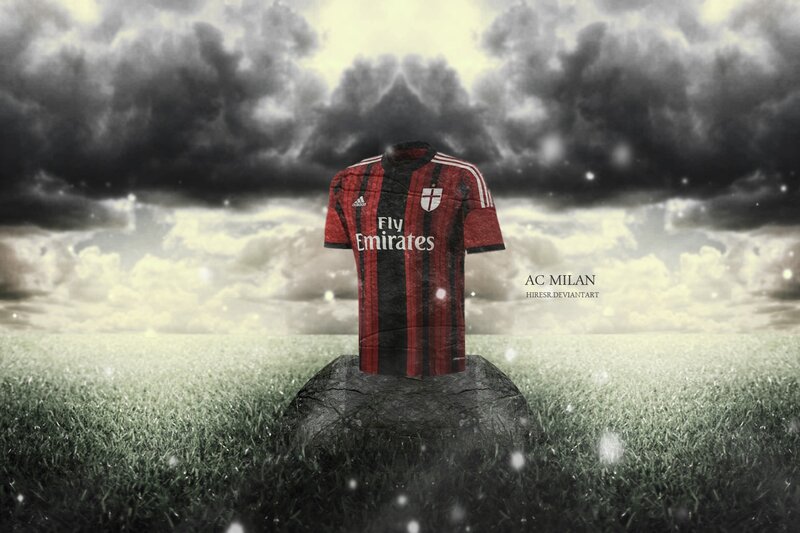 AC Milan Jersey on Rock