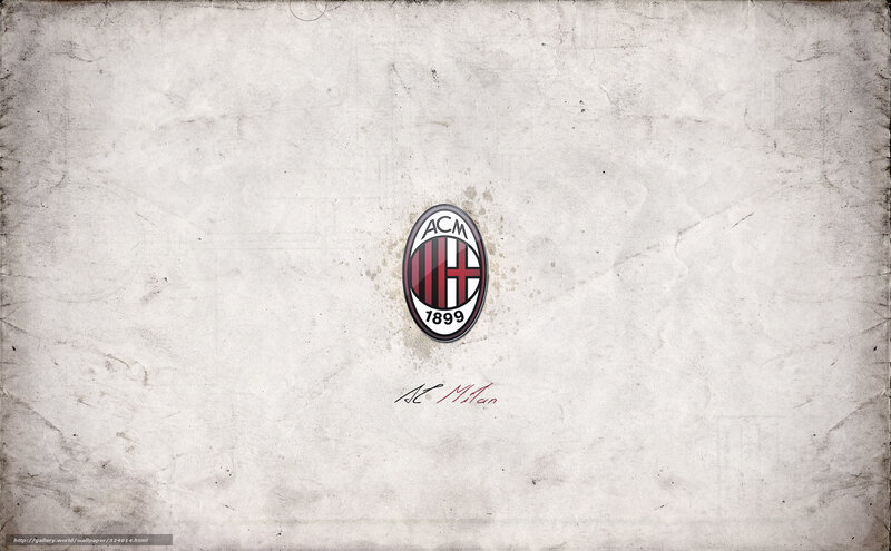 AC Milan logo on textured background