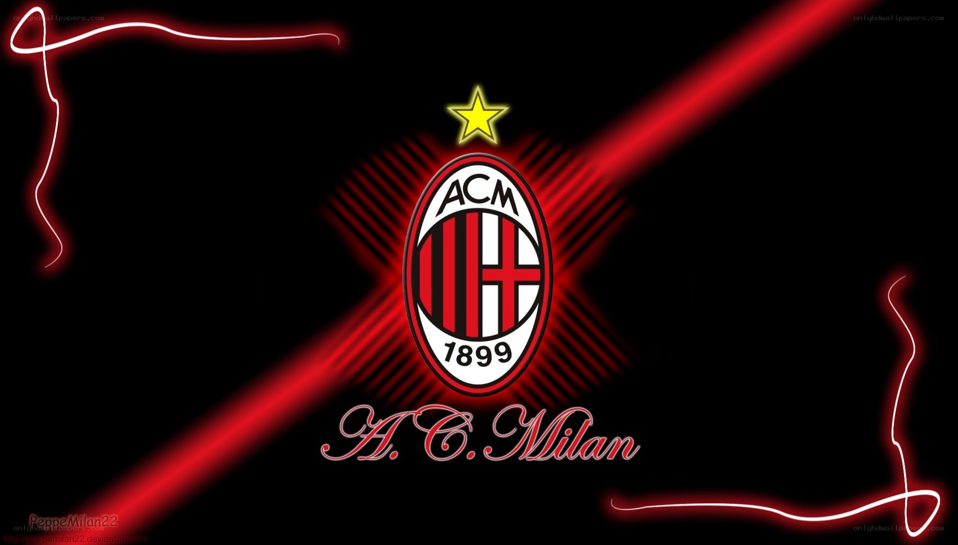 AC Milan logo wallpaper