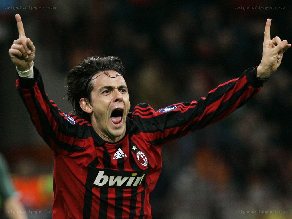 AC Milan player celebrating goal