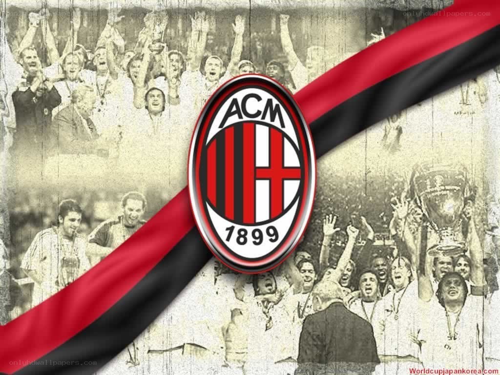 AC Milan team celebration