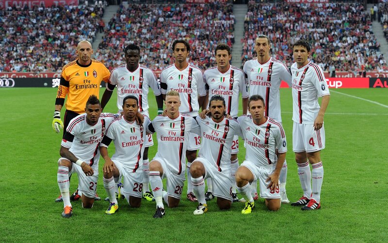 AC Milan team lineup