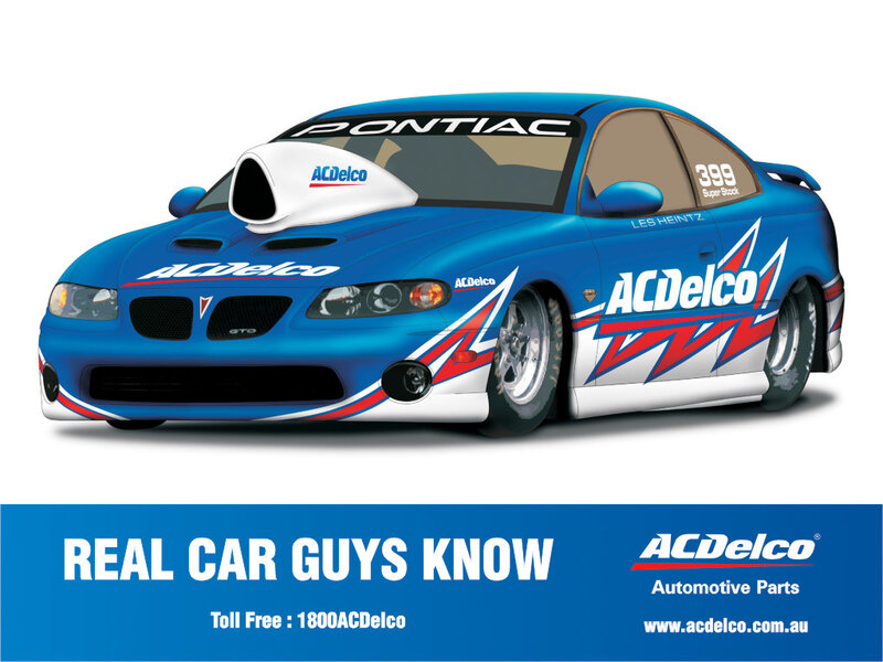 ACDelco Pontiac GTO race car