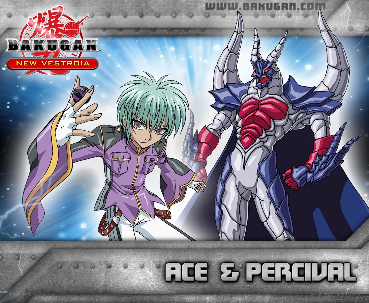 Ace and Percival from Bakugan