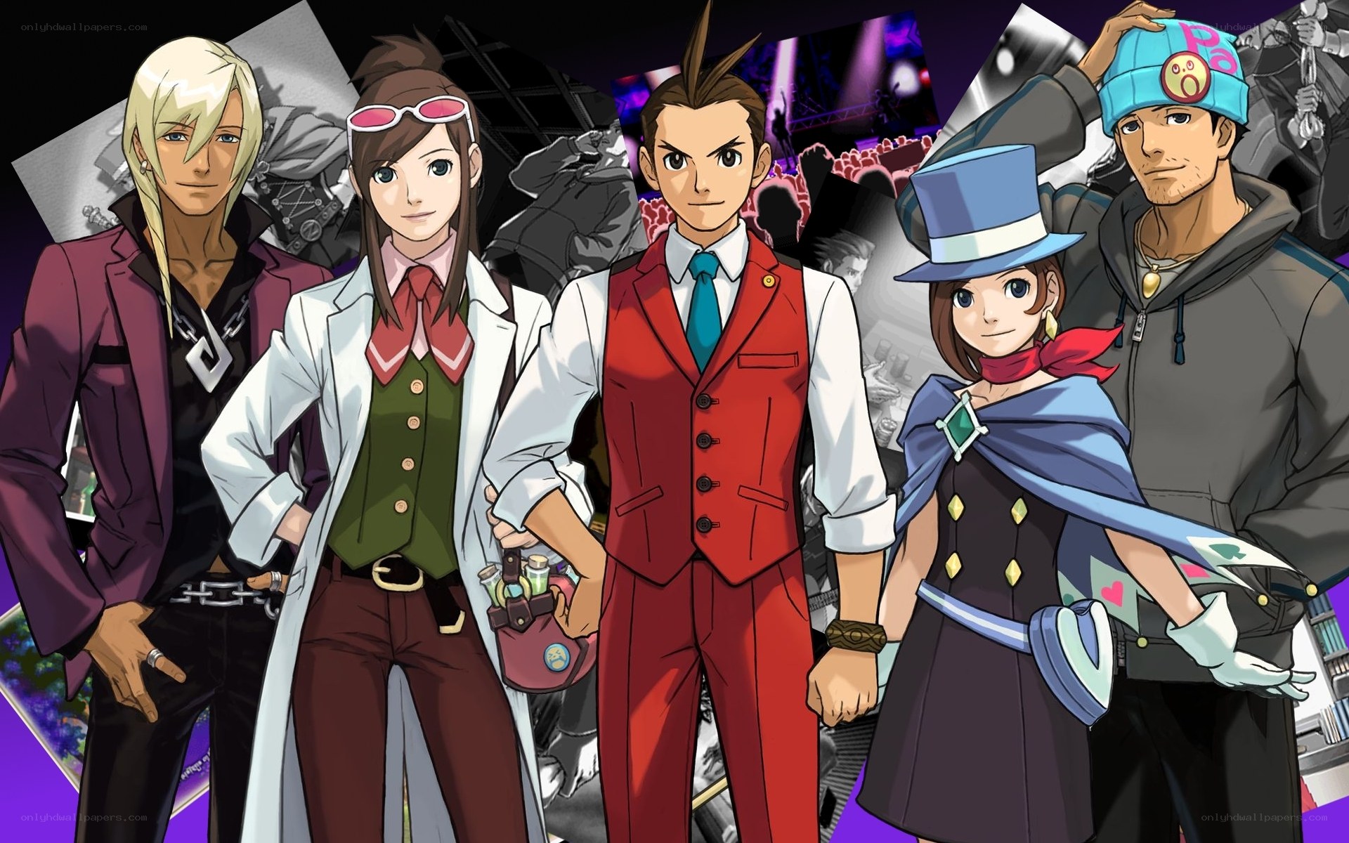 Ace Attorney characters group