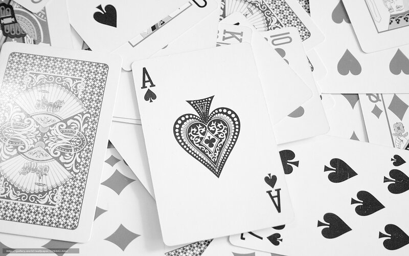 Ace of Spades Card — Black, Neutral