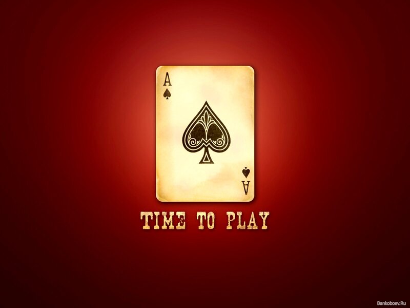 Ace of Spades Card — Red