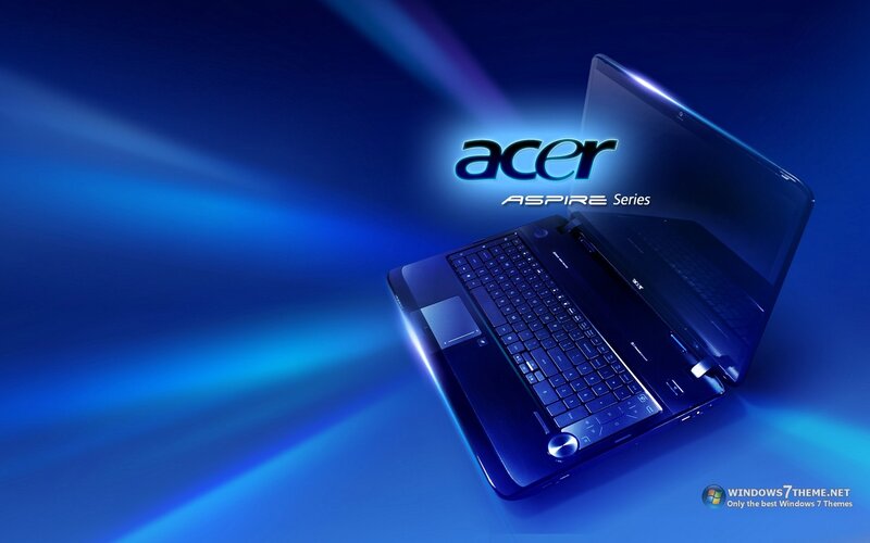 Acer Aspire Laptop — Blue, Dramatic