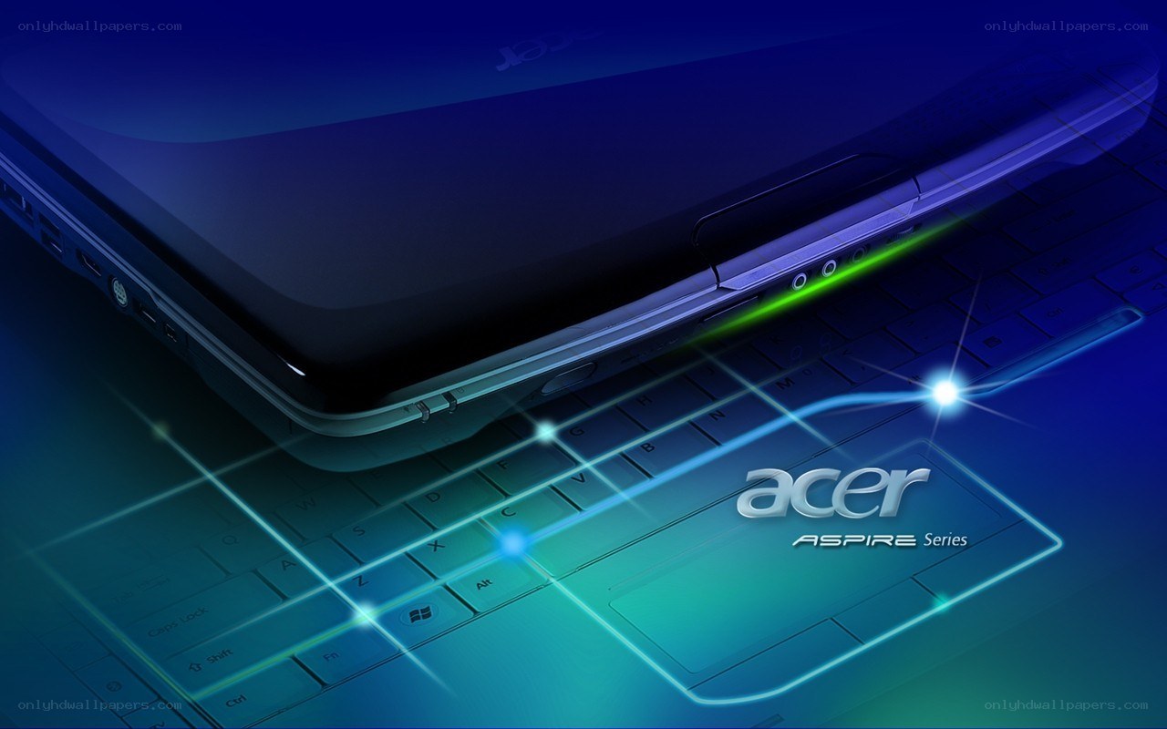 Acer Aspire laptop close-up