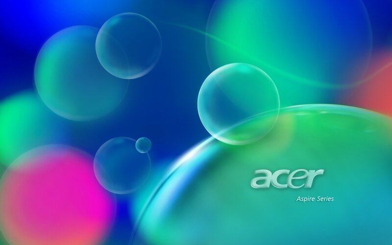 Acer Aspire Series Logo — Blue, Vibrant, Digital Art