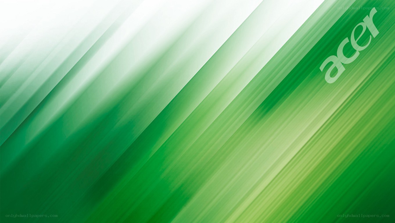 Acer brand green gradient