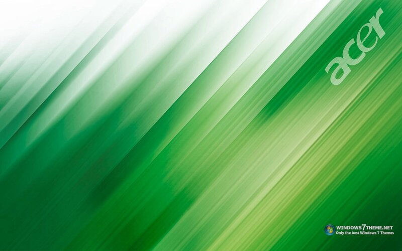 Acer green gradient wallpaper