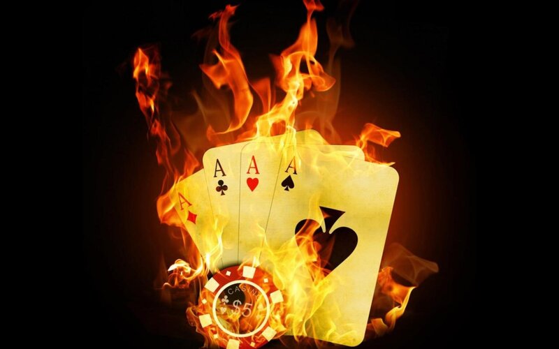 Aces on fire