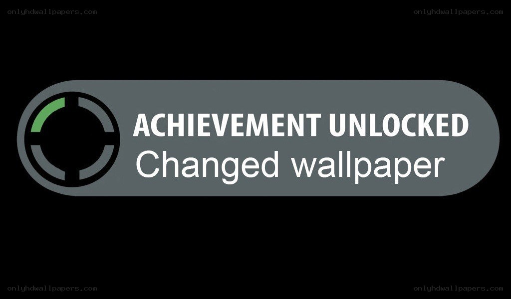 Achievement unlocked notification