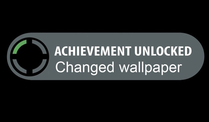 Achievement Unlocked Notification — White