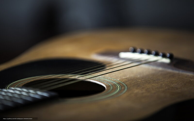 Acoustic Guitar Body — Brown