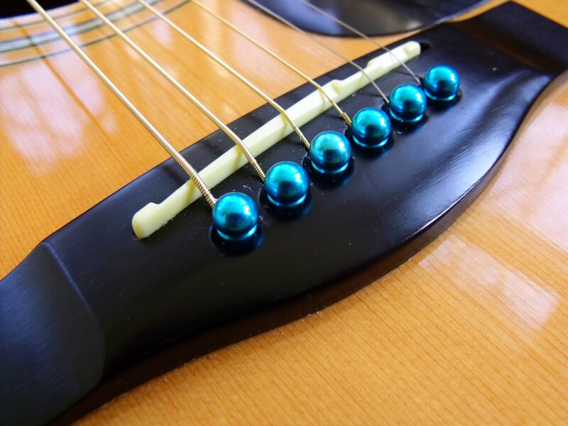 Acoustic Guitar Bridge — Black