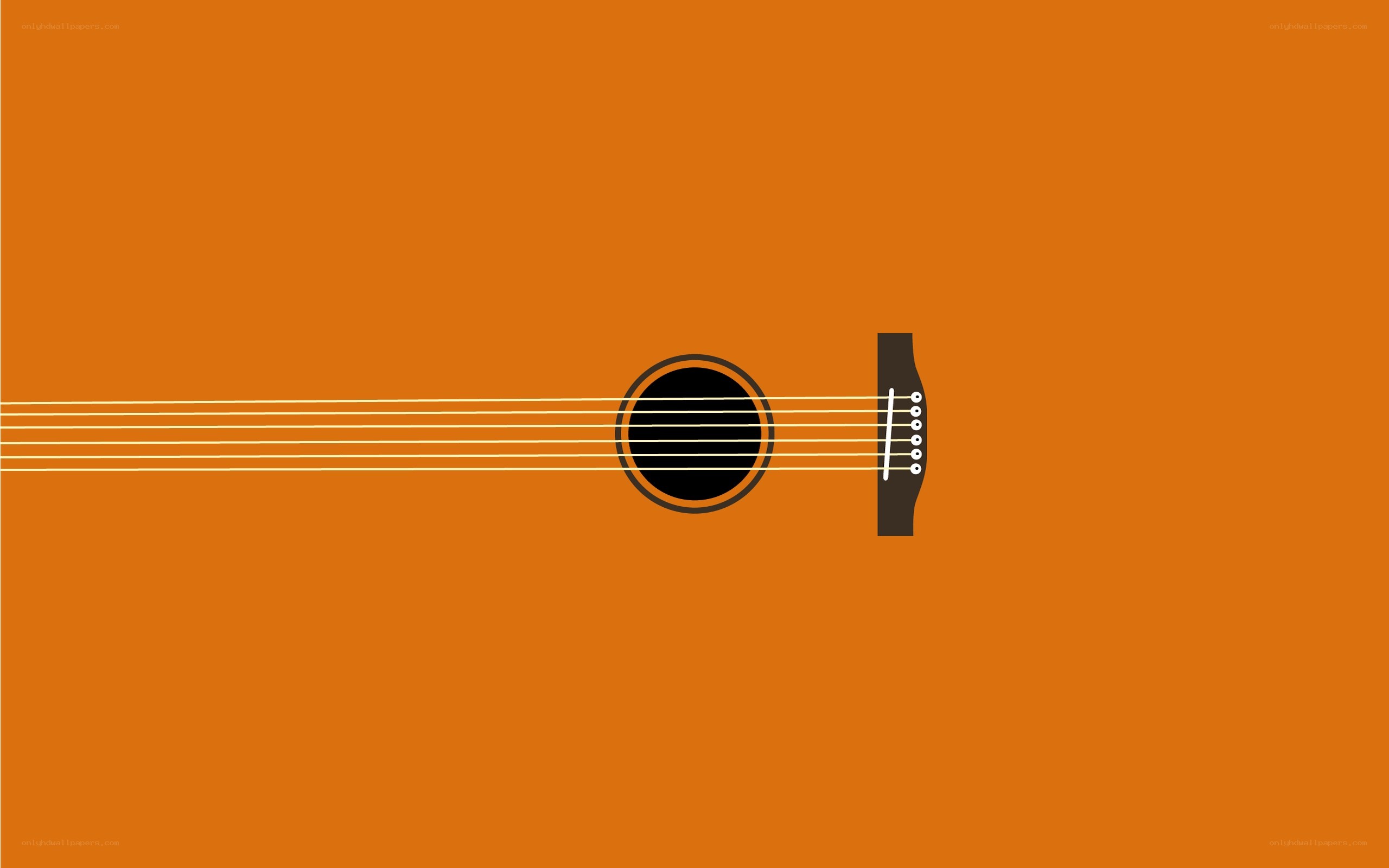 Acoustic guitar illustration