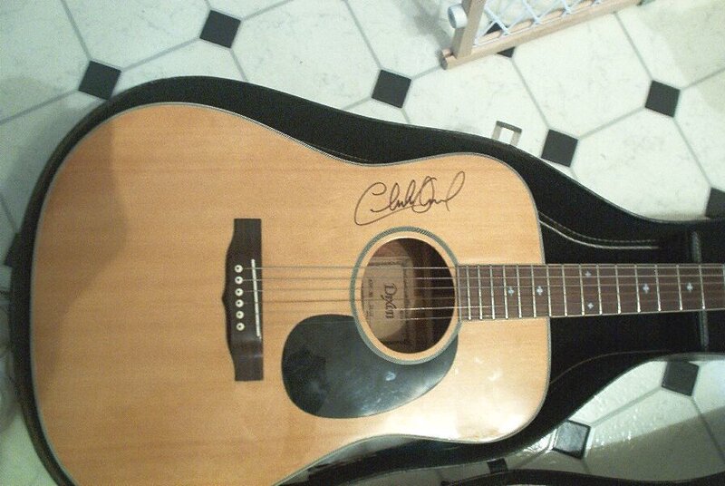 Acoustic Guitar in Case — Brown