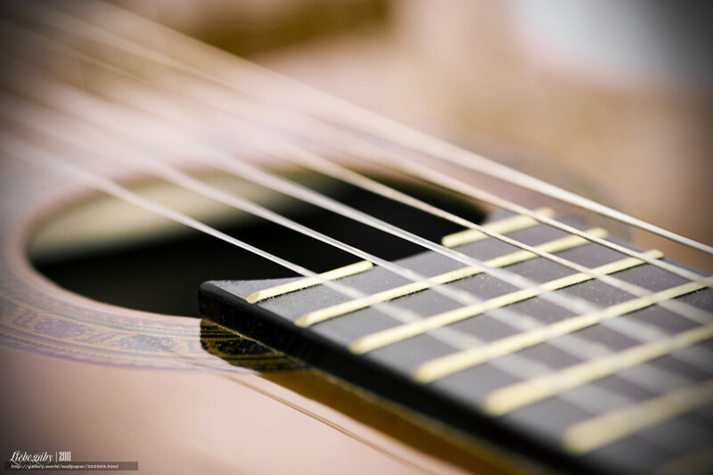 Acoustic Guitar Strings — Brown, Calm