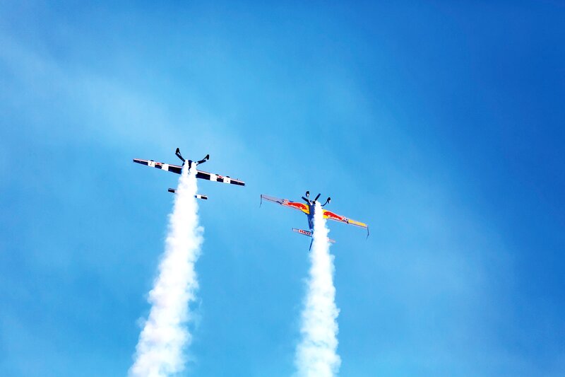 Acrobatic Planes Flying