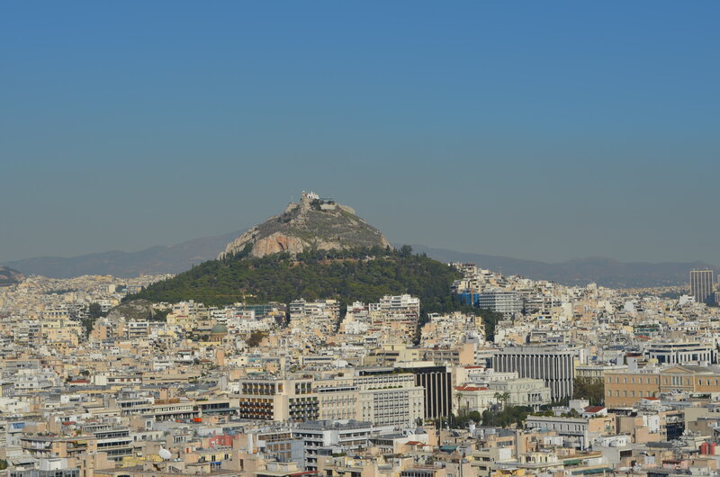Acropolis of Athens — Blue, Clear