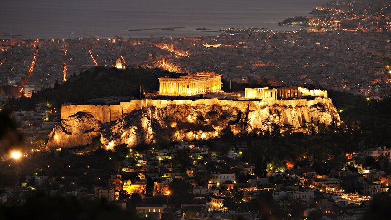 Acropolis of Athens — Yellow