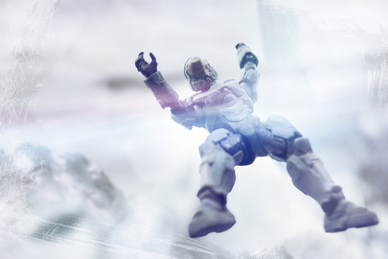 Action Figure in Mid-air