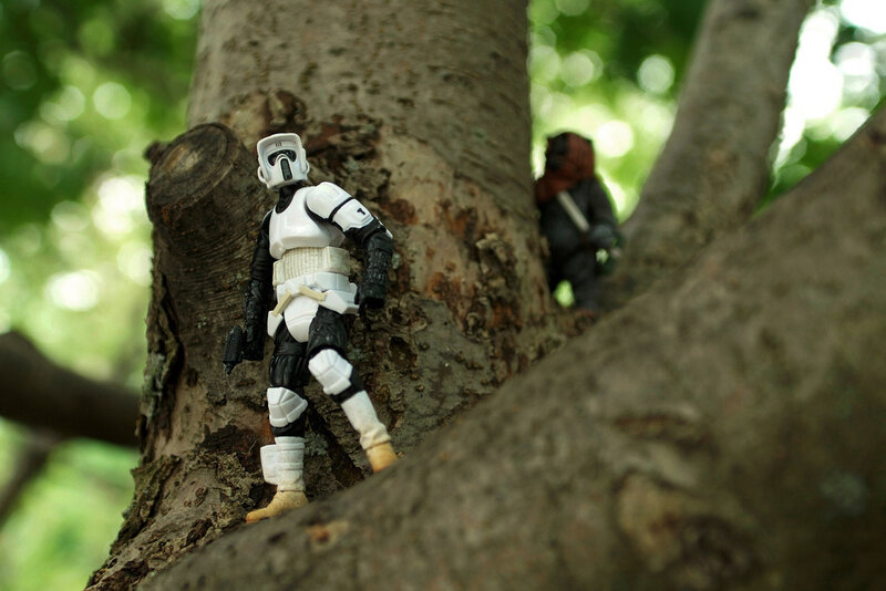 Action Figure on Tree