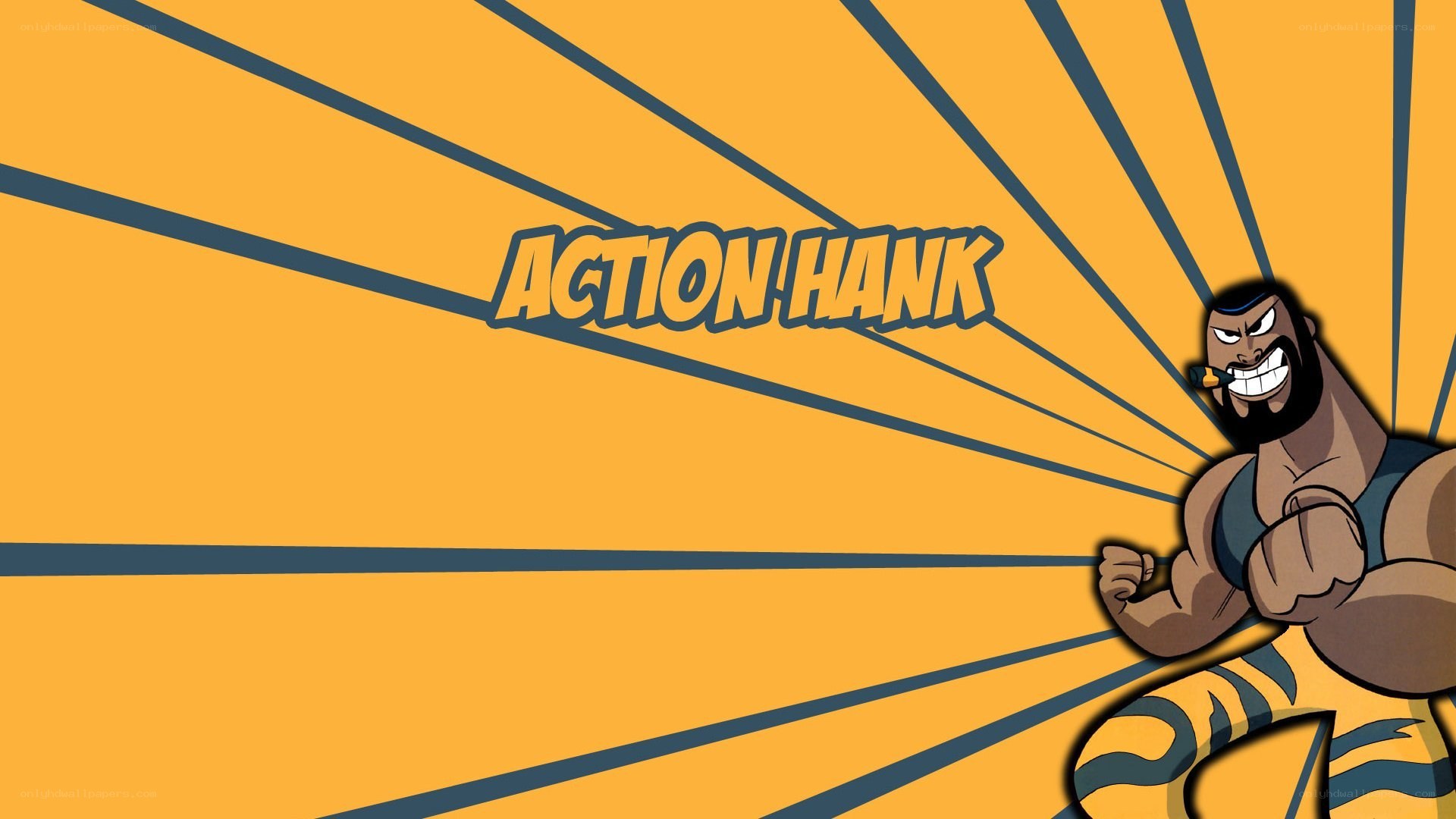 Action Hank character art