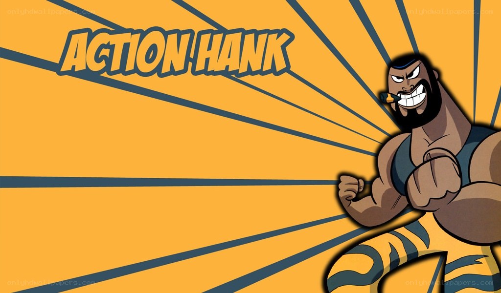 Action Hank character art