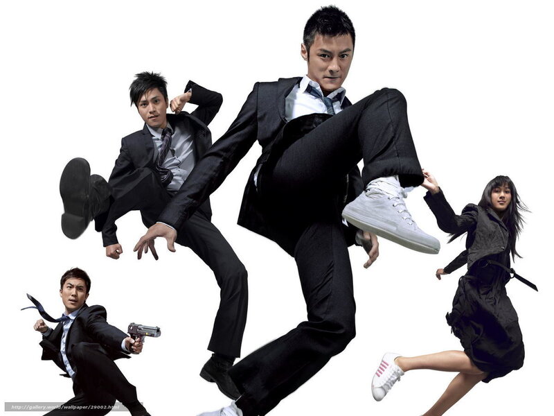 action movie characters in motion