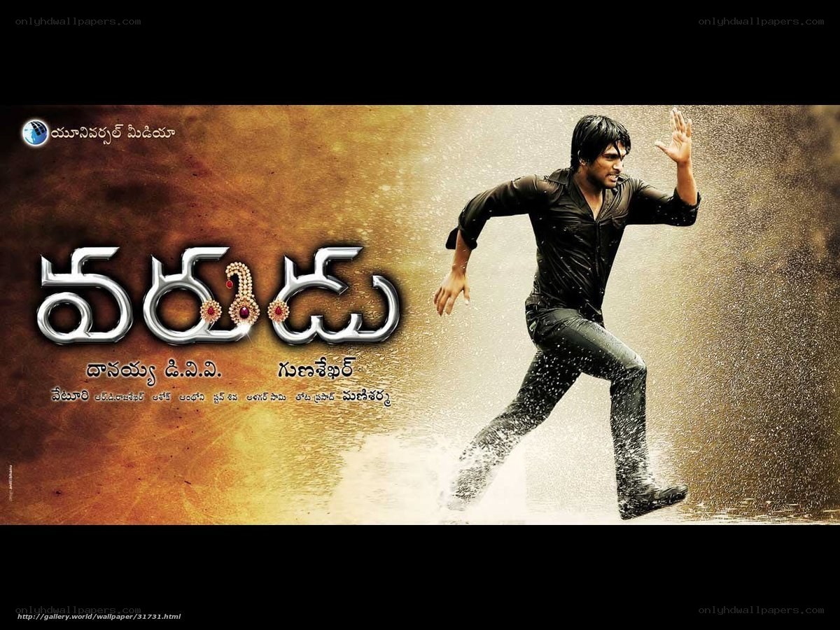 Action movie poster with man running