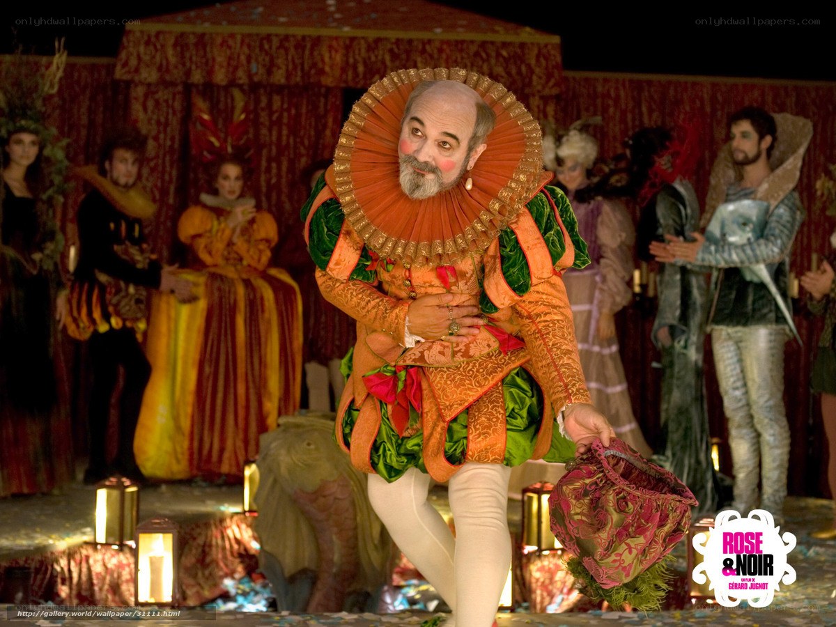 actor in costume on stage