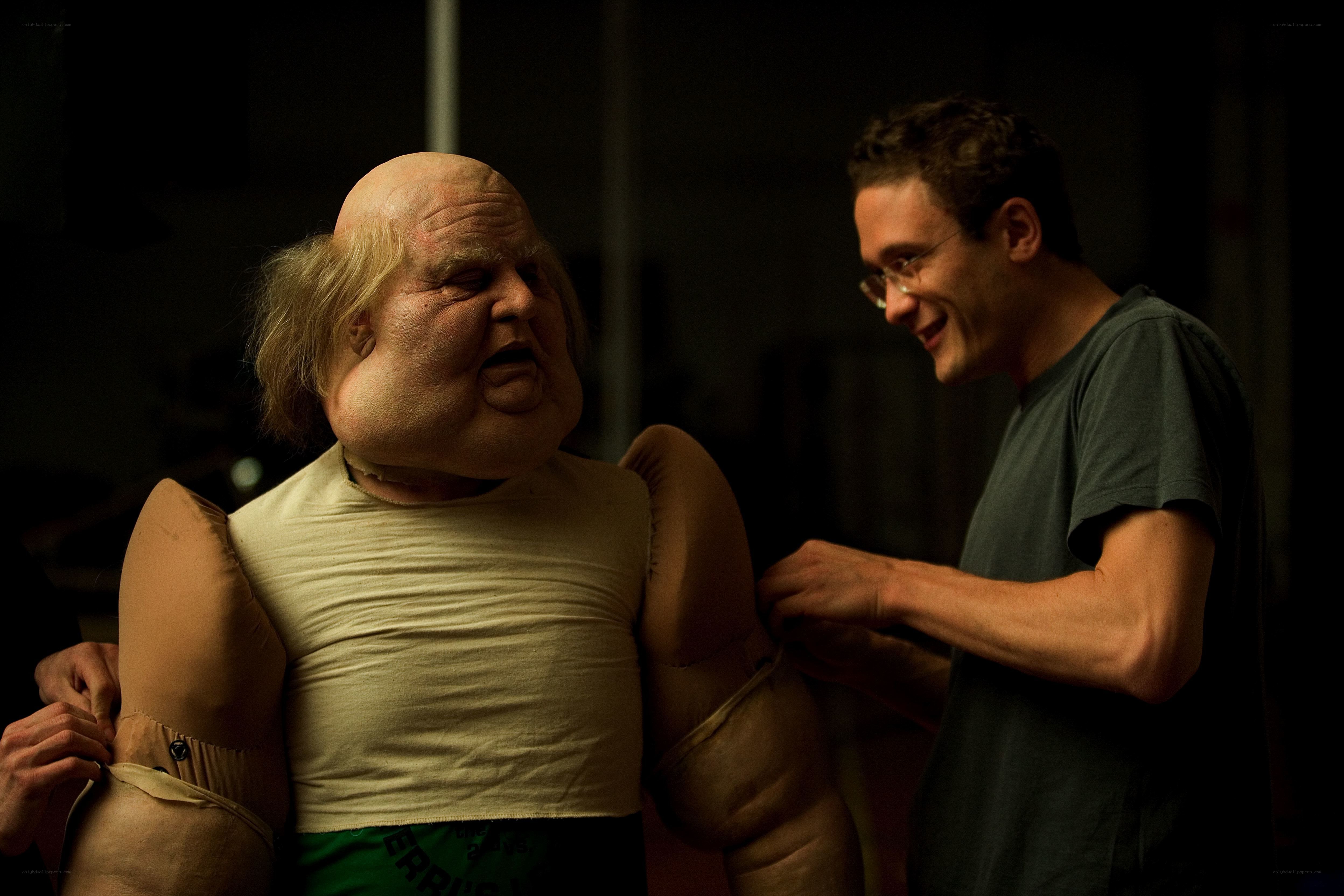 actor in costume with makeup