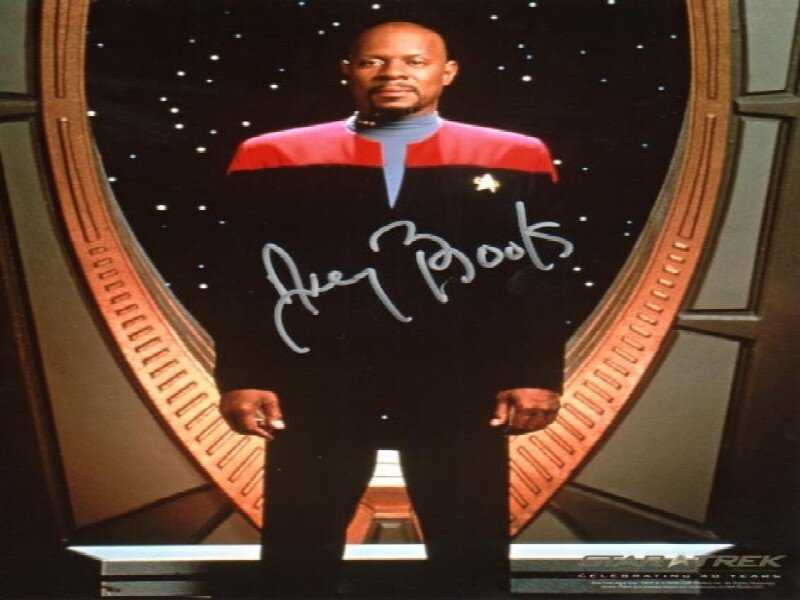Actor in Star Trek Uniform