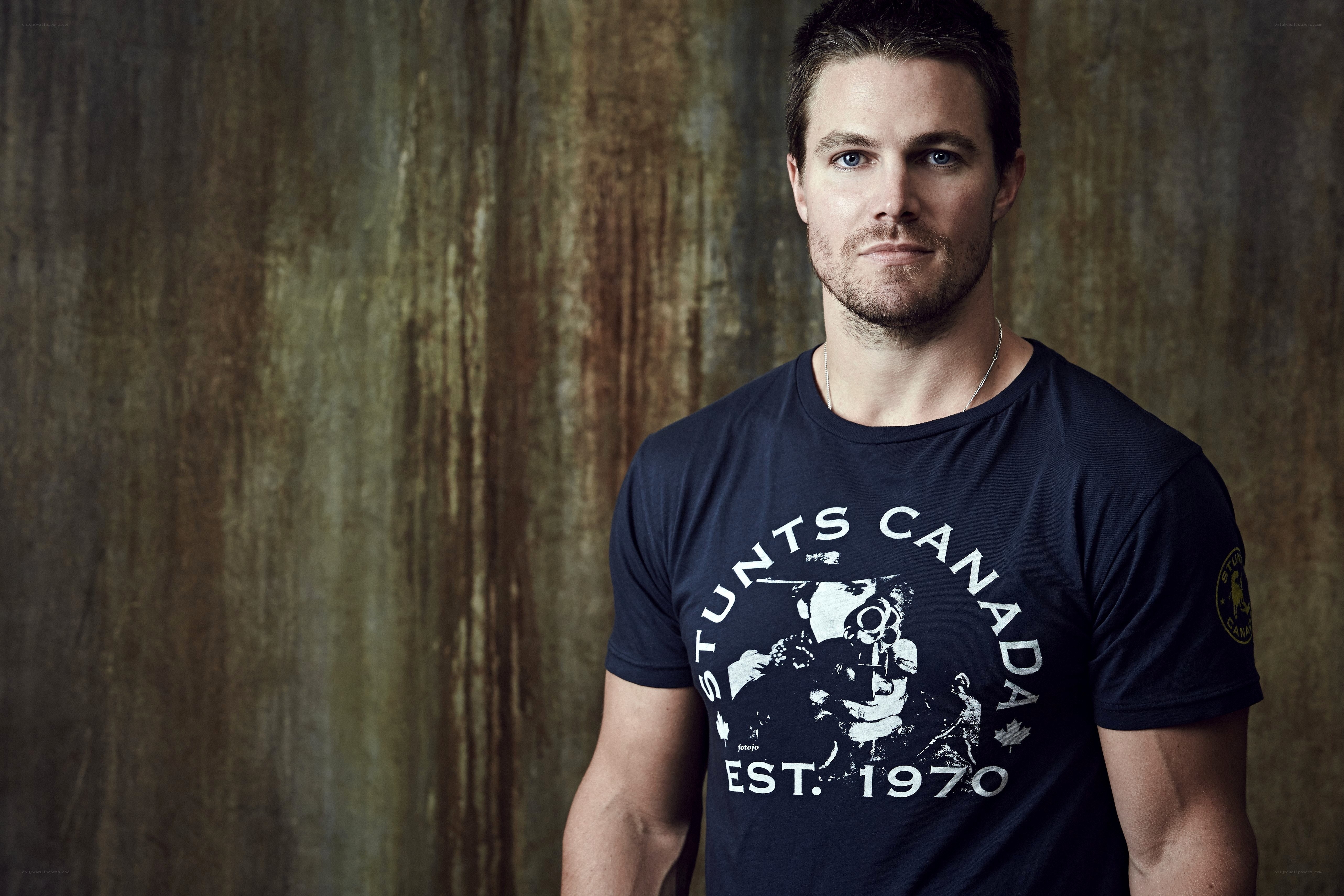 actor in t-shirt portrait