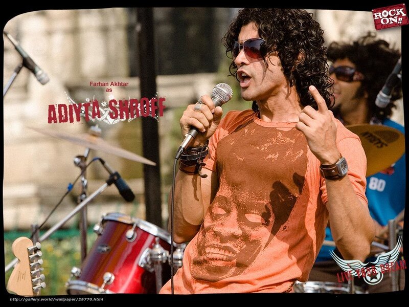 actor performing as rock singer