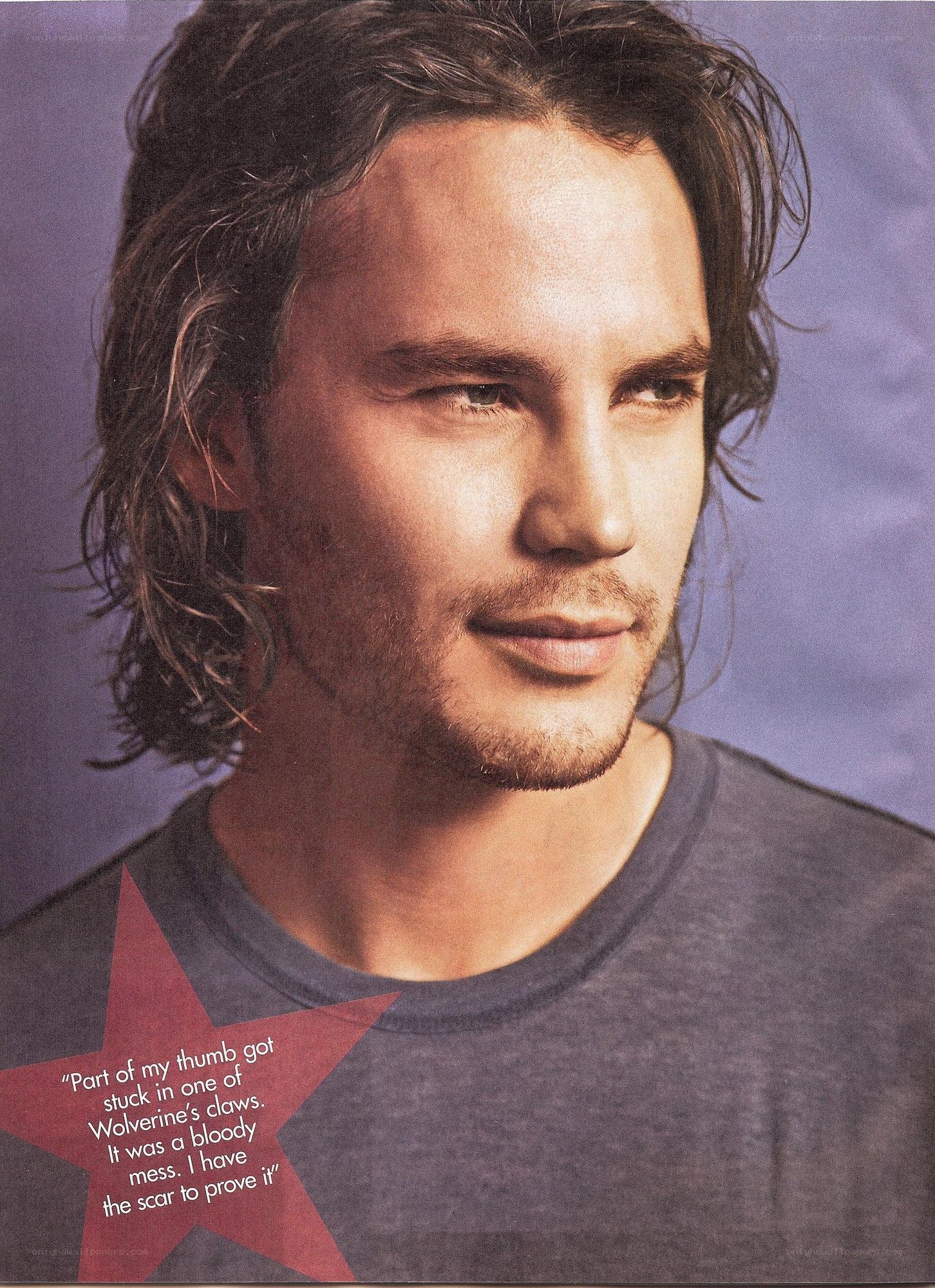 actor with long hair portrait