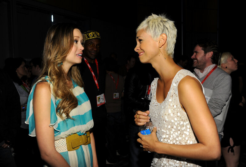 Actors at a convention event