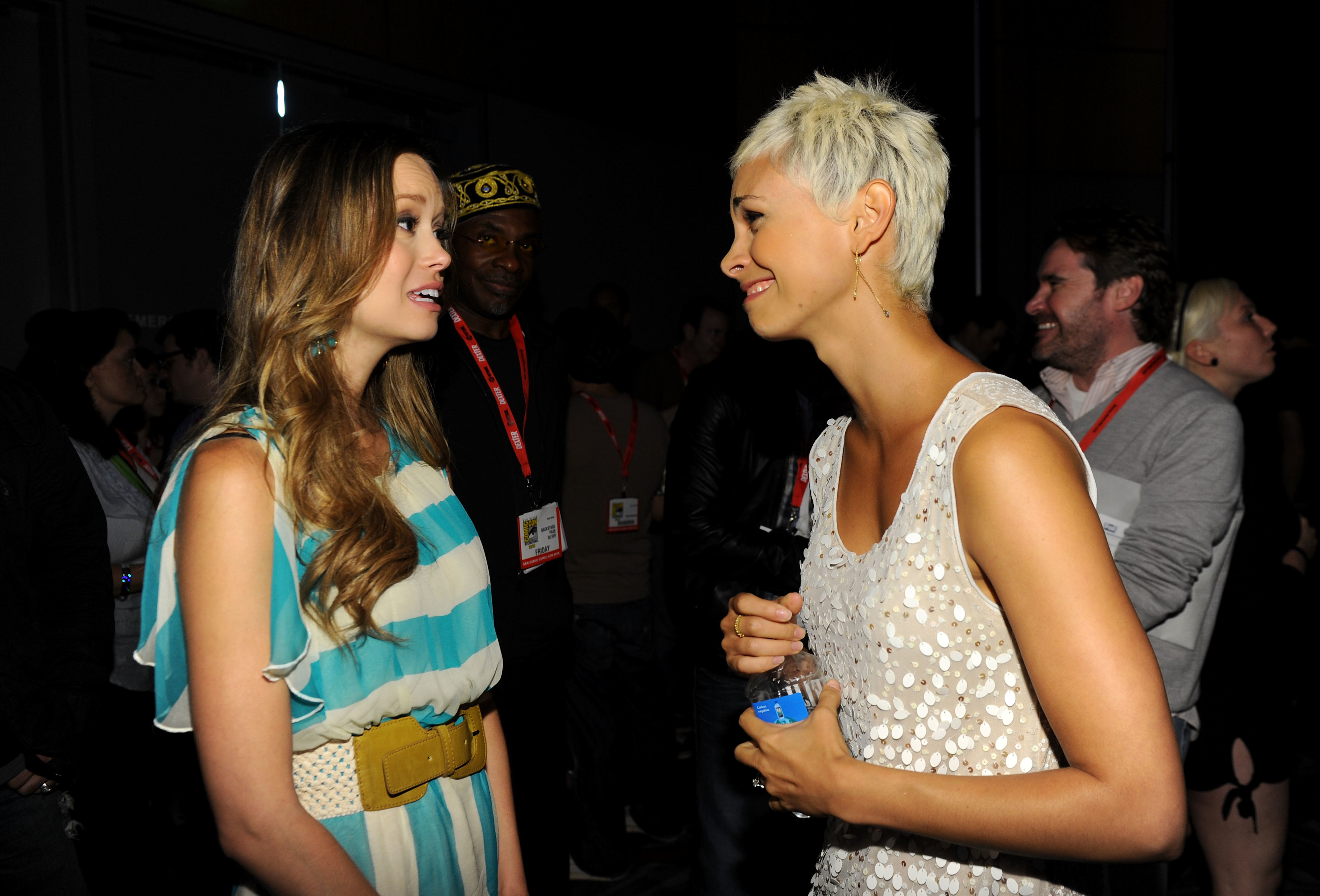 Actors at a convention event