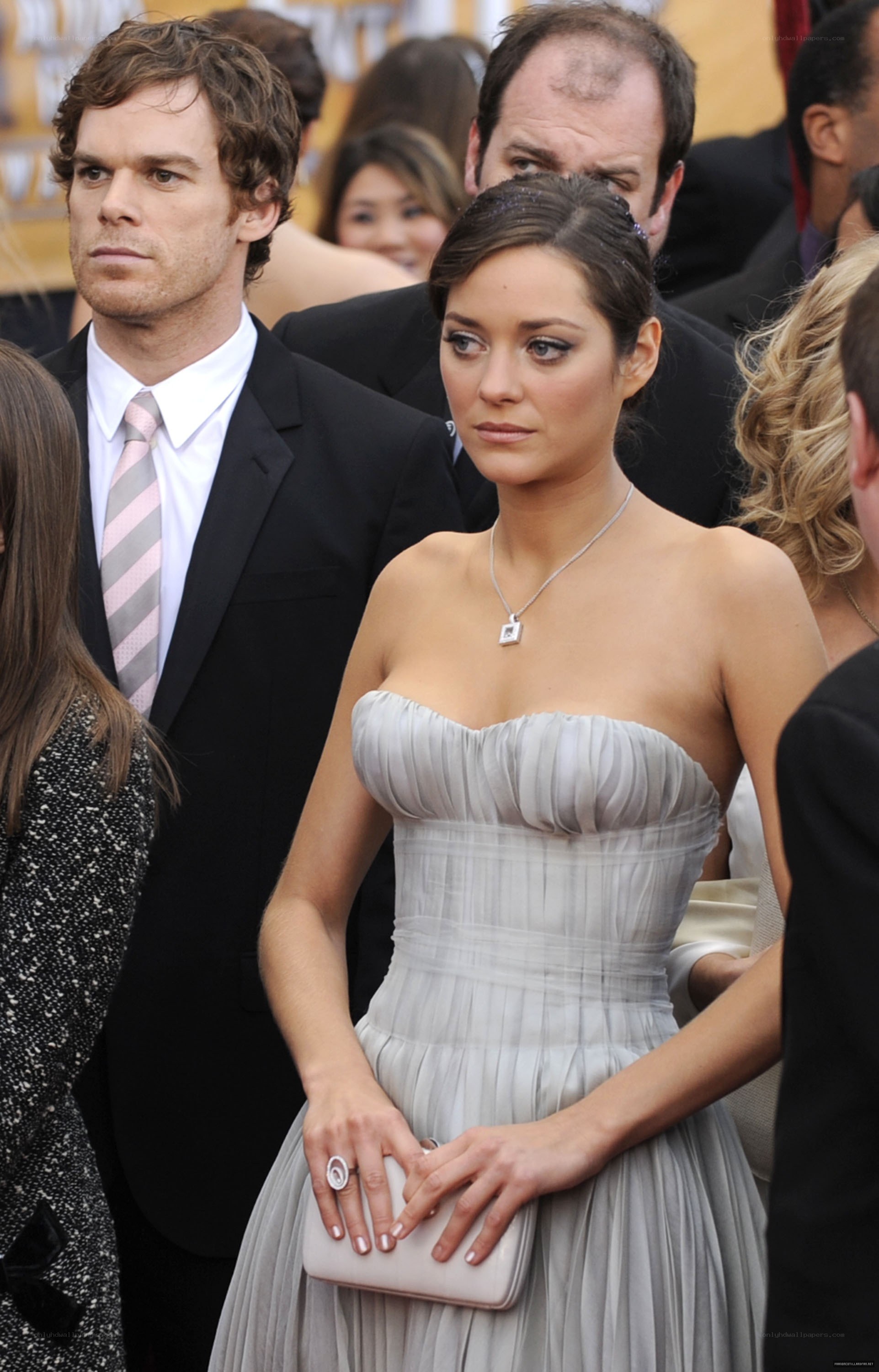 Actors at a red carpet event