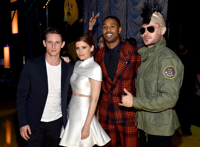 actors at a red carpet event