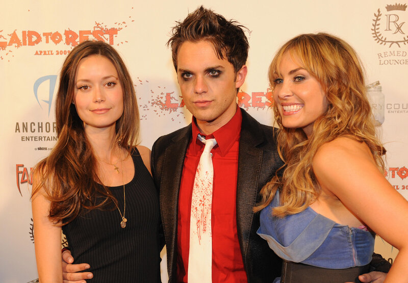 Actors at Laid to Rest premiere