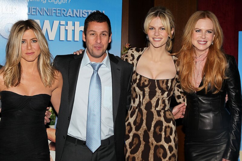 Actors at movie premiere