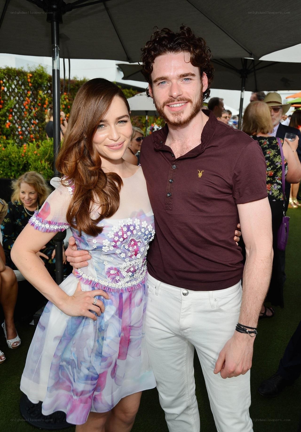Actors at outdoor event
