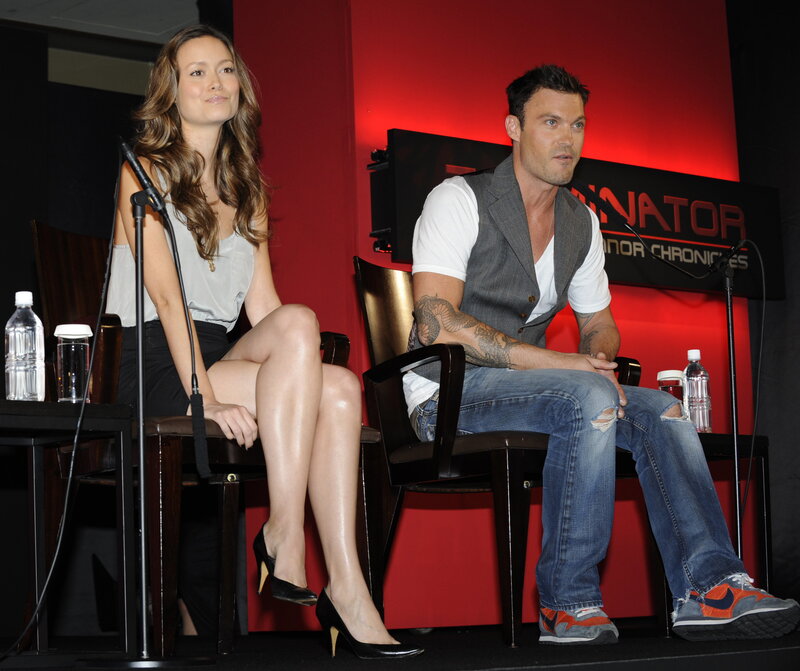 actors at panel event