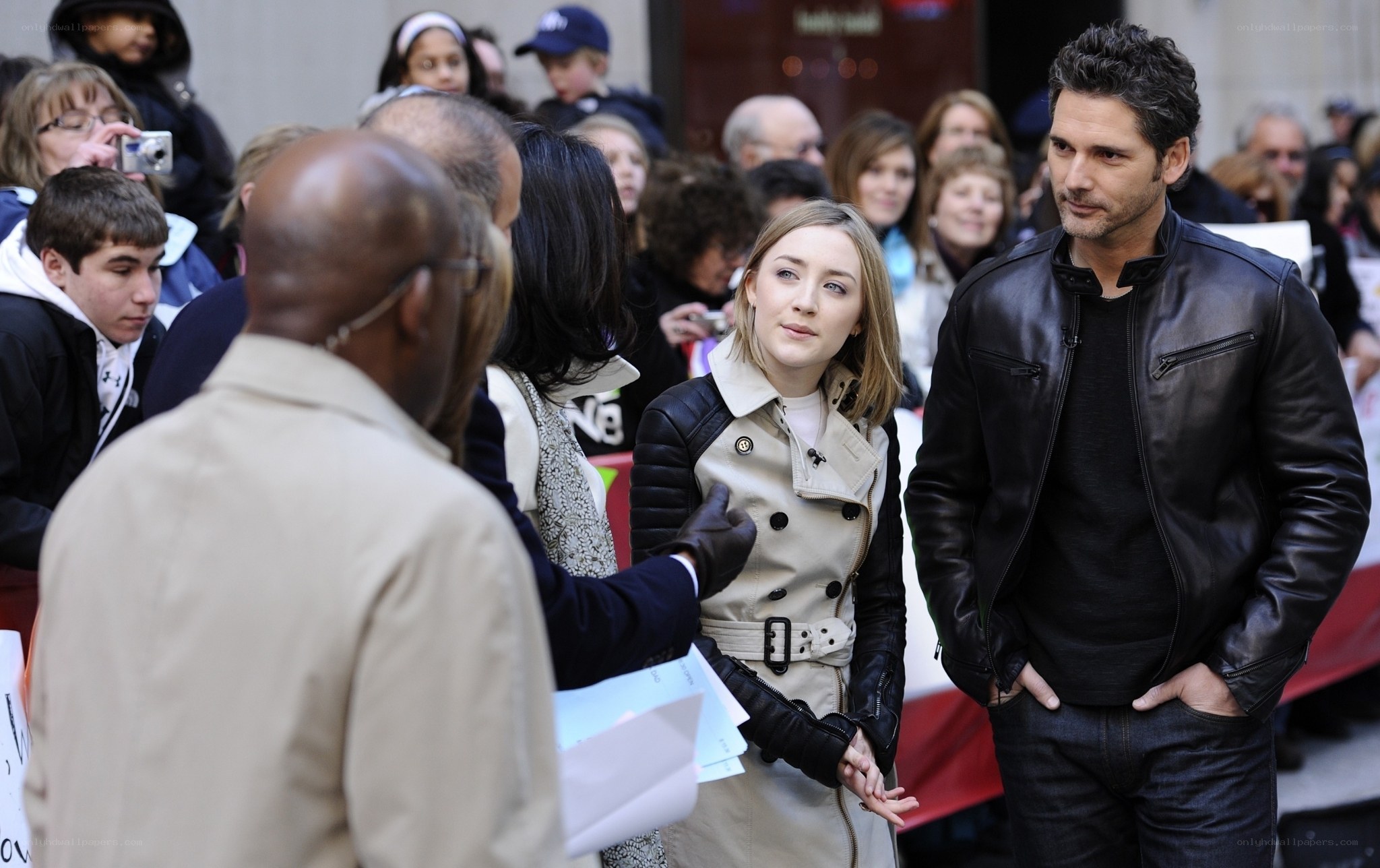 Actors at public event
